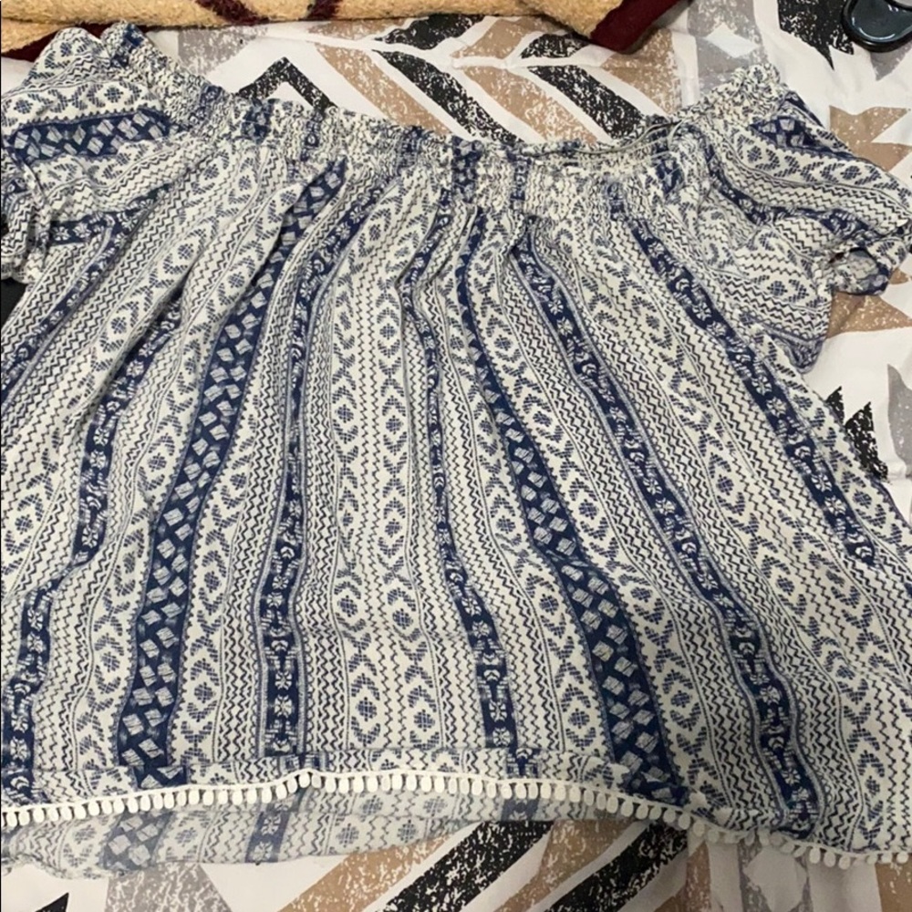 Off the shoulder shirt